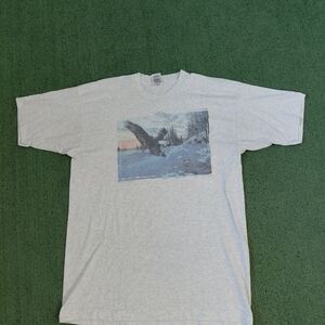 VINTAGE 1997 Bald Eagle T Shirt Size XL
